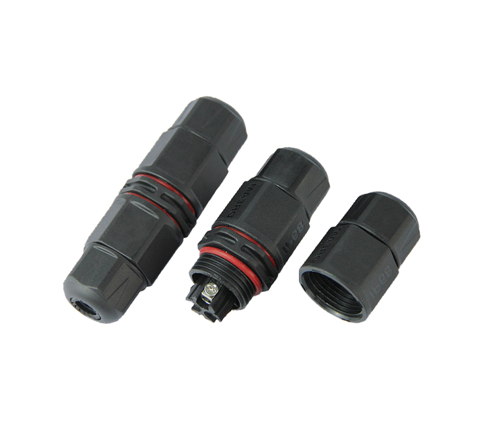 UL認(rèn)證 ip68 直通防水連接器 防水接頭電纜延長(zhǎng)線公母插頭快速接頭